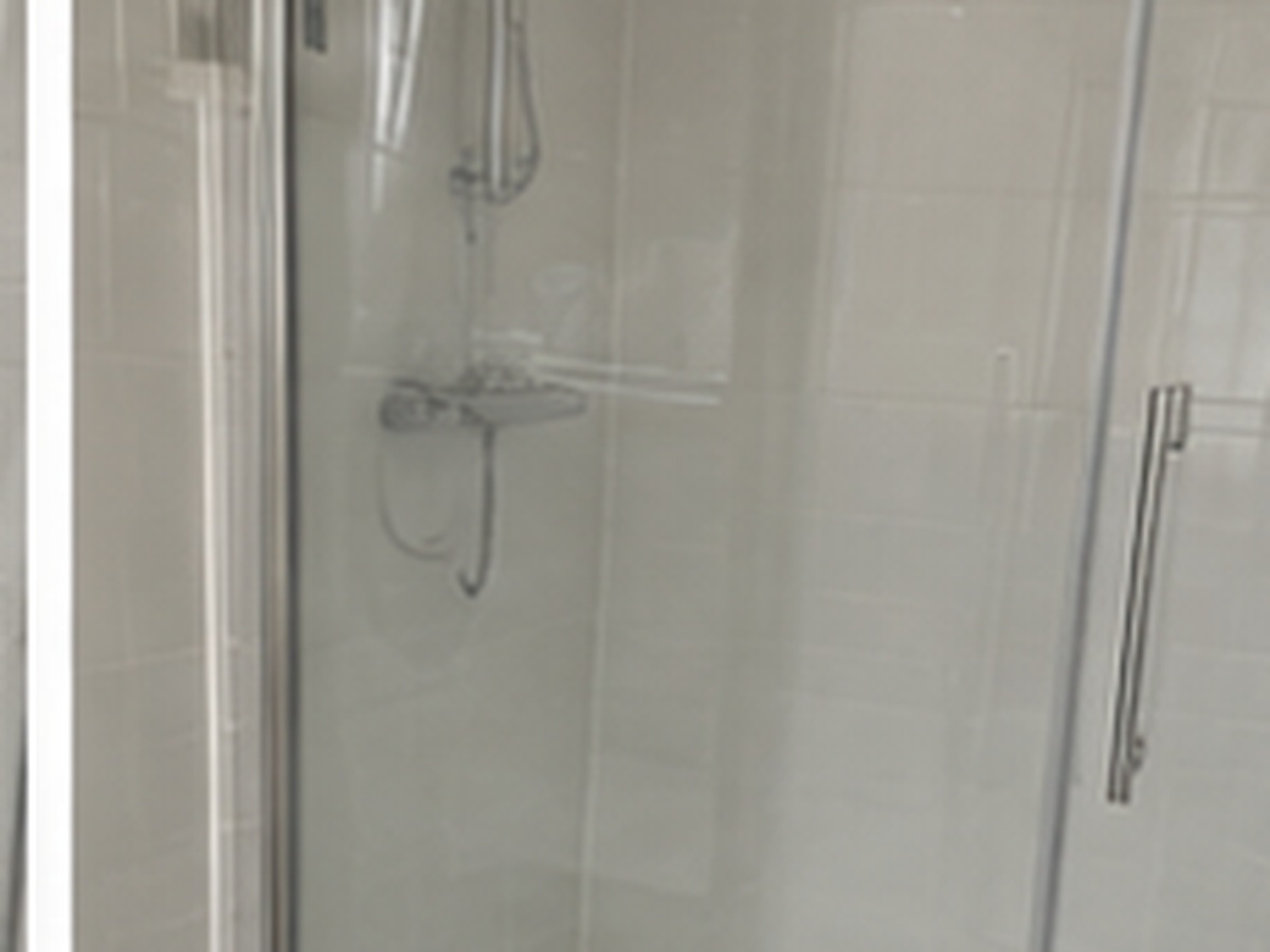 Shower screen and grout after cleaning — Deep clean, Bournemouth